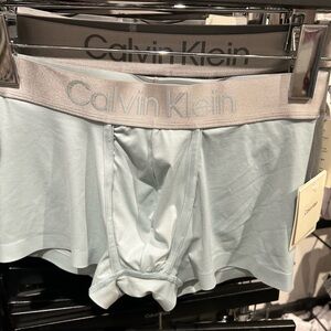 Calvin Klein Microfiber low rise  Trunk - light green blue ! New
